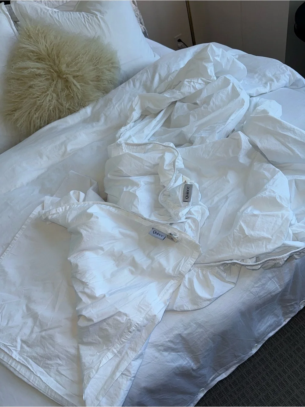 NWOT Quince Bamboo Sheets | FULL Fitted Sheet & Top Sheet ONLY
